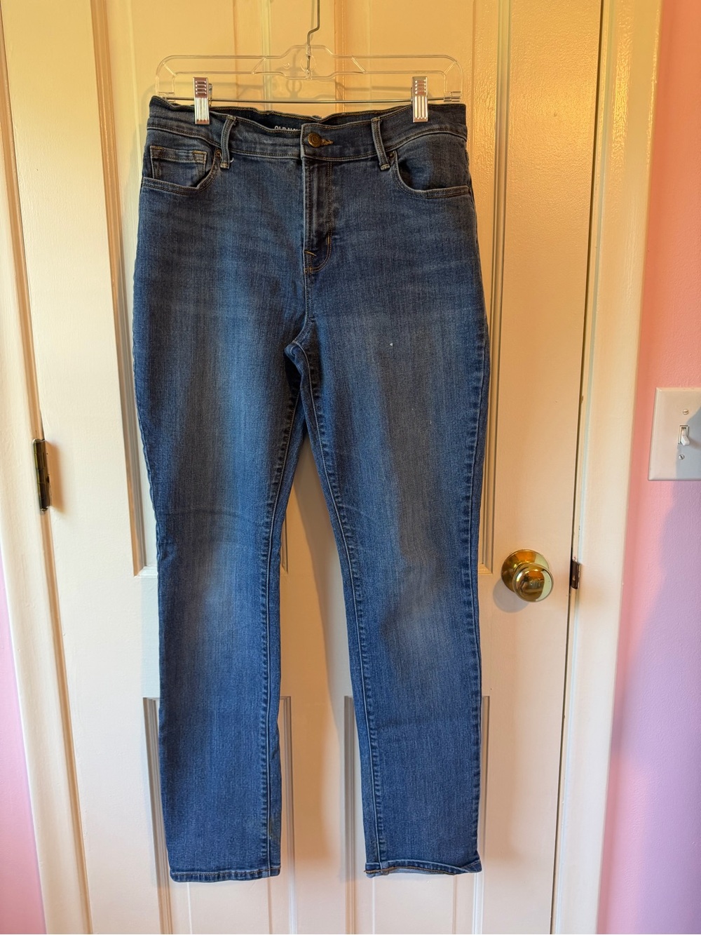 Old Navy Dark Blue Straight leg Jeans